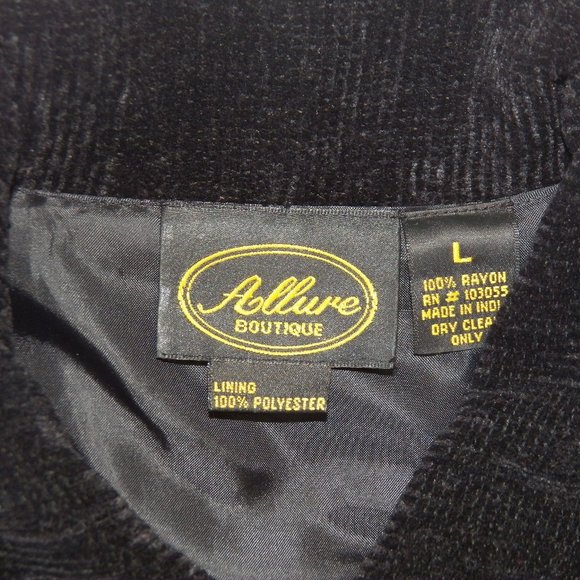 Allure Boutique Beaded Long Sleeve Jacket, Large - Picture 10 of 10